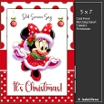 5x7 ~ Its Christmas _Minnie Mouse