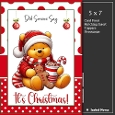 5x7 ~ Its Christmas Winnie