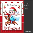 5x7 ~ Its Christmas Elsa
