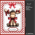 5x7 ~ Cute Christmas Reindeer
