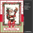 5x7 ~ Jolly Santa