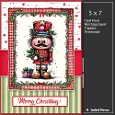 5x7 ~ Holly Nutcracker