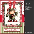5x7 ~ Cutie Christmas Elf
