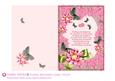 Flowers and Butterfly Insert