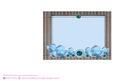 Blued Eyed Beauty Insert for Decopauge Card Front