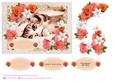 Pink Amber Kitty Decoupage Card Front