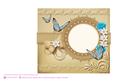 Beautiful Baby Blue Card Insert