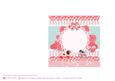 Pretty Flower Baby Decoupage Card Insert