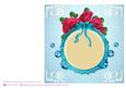 Red Roses and Diamonds Card Insert