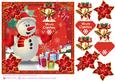 Jolly Snowman Decoupage Card
