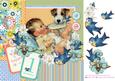 8x8 Happy First Birthday 3