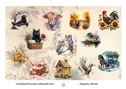 watercolour calendar 2025