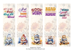 owl bookmarks