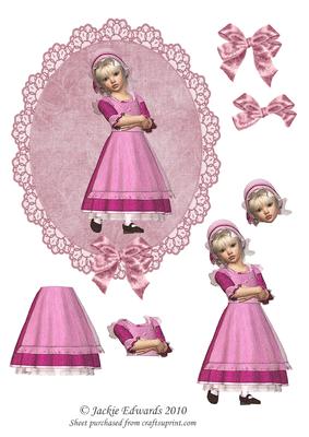 Cute Little Girl in Her Sunday Best