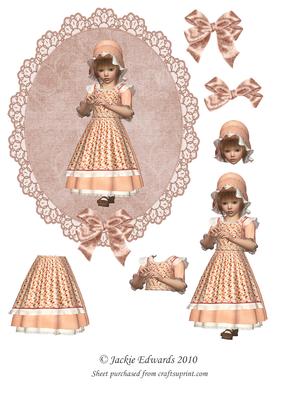 Cute Little Girl in Her Sunday Best 1