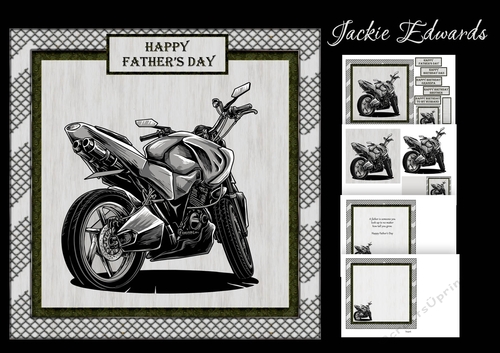 Motorbike Fathers Day Mini Kit