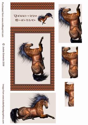 Horse Art Design Pyramid
