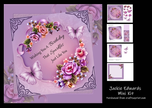 Enchanted Flowers Birthday Mini Kit