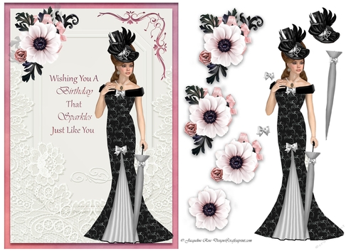 A5 Victorian Lady