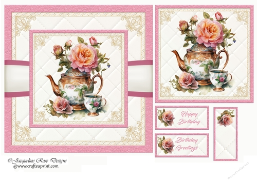 Teapot & Roses 