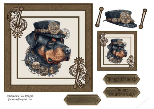 Steampunk Dogs Rottweilier
