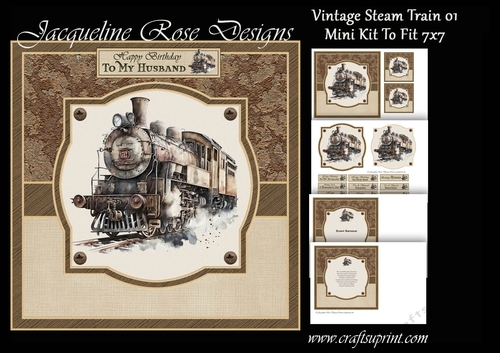 Vintage Steam Train Mini Kit
