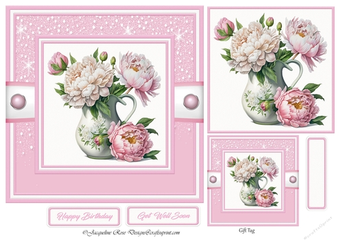Jug Of Peonies 01