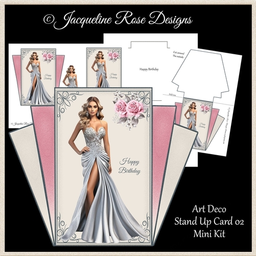 Art Deco Stand Up Card 02 Mini Kit
