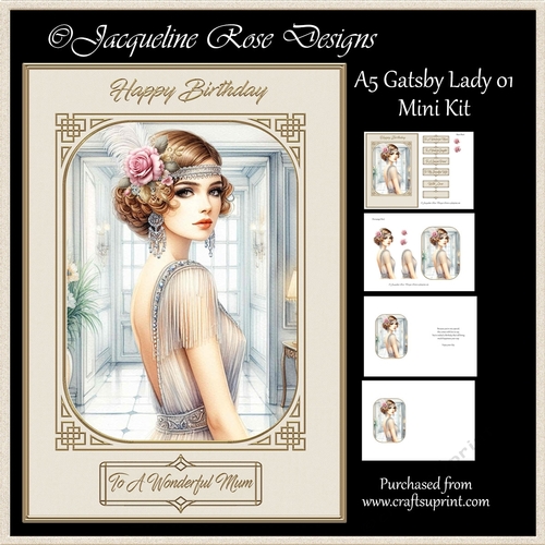 A5 Gatsby Lady 01 Mini Kit