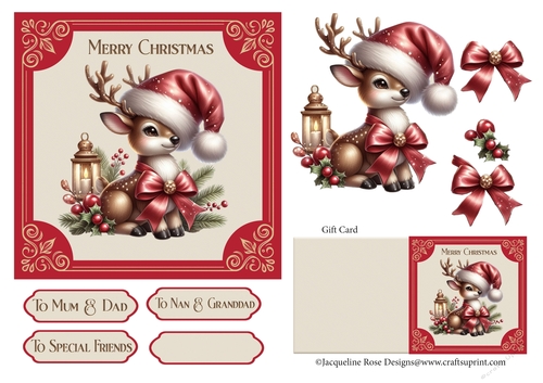 Christmas Reindeer 01