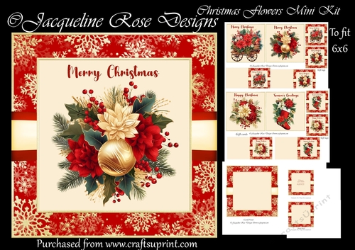 Christmas Flowers Mini Kit
