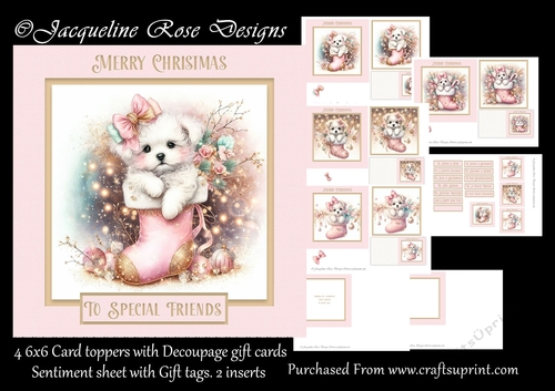 Christmas Puppy Stocking Kit