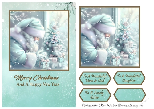 A5 Christmas In mint