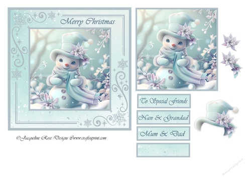 Cute Christmas Snowman