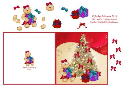 Hooray It's Christmas Decoupage