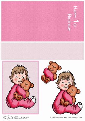 Baby Girl's 1st Birthday