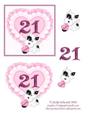 21 Today with Hearts and Lace