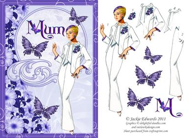 Elegance and Butterflies for Mum