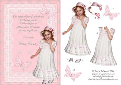 Sugar and Spice with Lace Frame and Butterflies