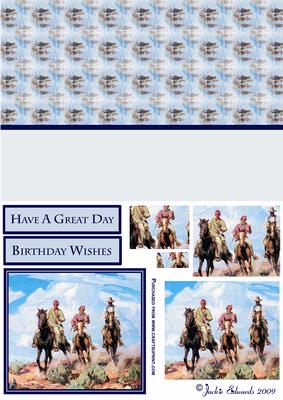 Cowboys on Horseback Pyramid