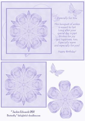 Pretty Flower Butterfly and Verse 2