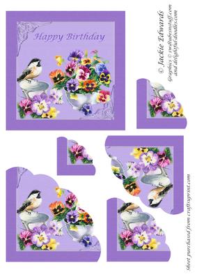 A Bowl of Flowers Corner Stacker