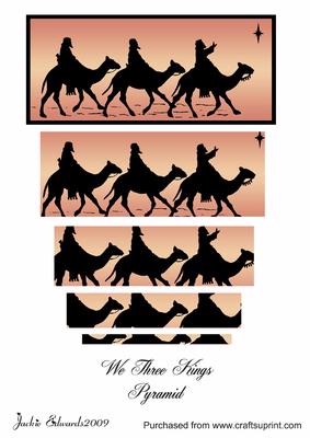 We Three Kings Pyramid Topper