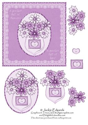 A Pocket Full of Flowers Mauve
