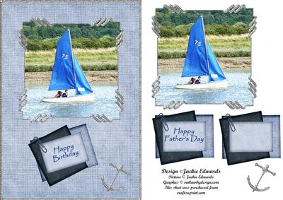 Framed Yacht Card