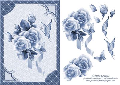 Roses for You Blue