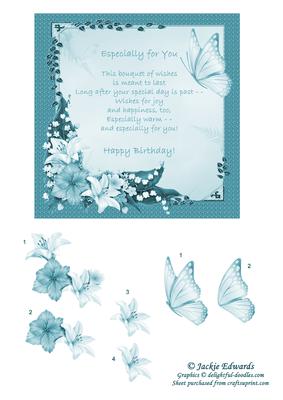 Bouquet of Flowers with Verse 2