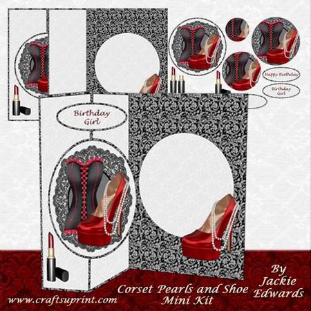Corset Pearls and Shoe
