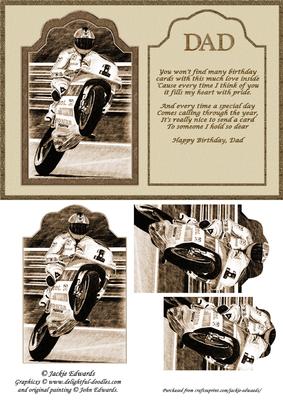 Motorcycle Racer and Verse