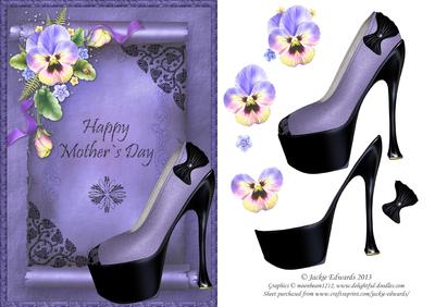 Pansies for Mothers Day Blue